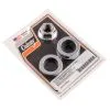 Colony #2155-4 Rear Axle Nut And Spacer Kit Grooved Chrome Harley VRSC 2002-04