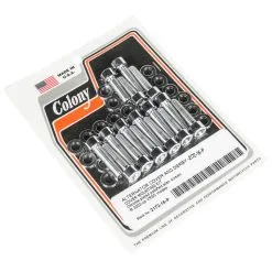 Colony #2172-16-P Alternator And Derby Cover Smooth Chrome Allen Mounting Kit Harley VRSC 02-up