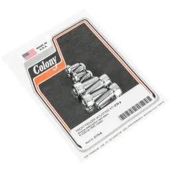 Colony #2174-8 Front Fender Mounting Kit Chrome Button Allen Harley 2002-up VRSC