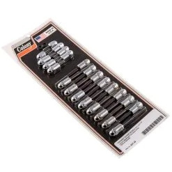 Colony #2221-24 Primary Cover Chrome Acorn Nut Screw Kit Harley Sportster 04-up