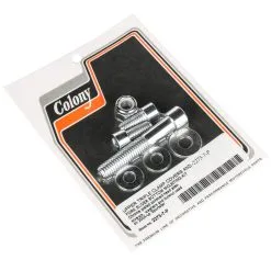 Colony #2273-7-P Upper Triple Clamp Covers Fork Slider Bottom Smooth Chrome Allen Kit Harley Sportster 04-up