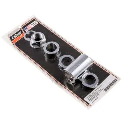Colony #2512-7 Chrome Rear Axle Nut Spacer Kit Harley Softail 08-up