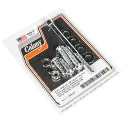 Colony #2523-5-P Fuel Tank Smooth Chrome Button Head Mounting Kit Harley FXR 88-94