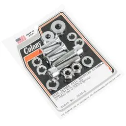 Colony #2529-6 Rear Fender Rail Mounting Kit Chrome Allen Harley Sportster 57-78
