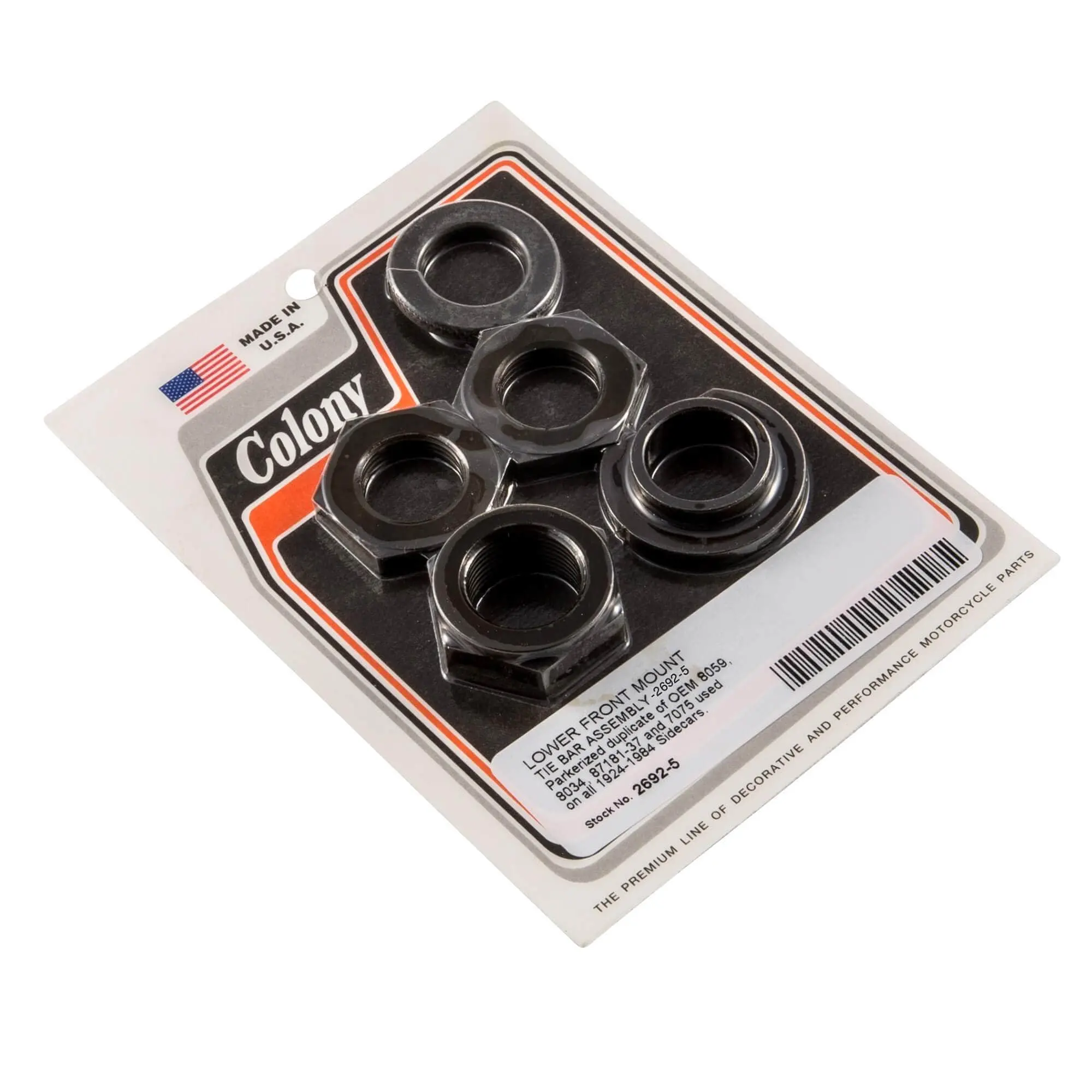 Colony #2692-5 Lower Front Mount Tie Bar Assembly Harley Sidecars 1924-84