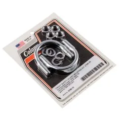 Colony #2768-10 Front Safety Guard Mounting Kit Chrome OEM 49061-32 Harley 45s 1932-73