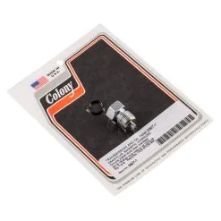 Colony #2807-1 Oversized Chrome Transmission And Oil Tank Drain Plug Harley Big Twins 2000-up