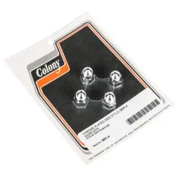 Colony #2831-4 Harley OEM Style Chrome Acorn Nuts 5/16-24 Thread 4 Pack
