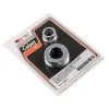 Colony #2846-3 Wheel Bearing Locknut Seal Kit Chrome Harley FL FLH FX Servicar