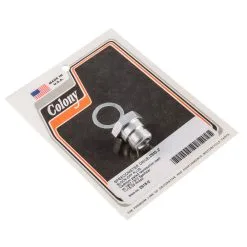 Colony #2915-2 Speedometer Drive Block Off Plug CAD Plated Harley Sportster 1957-72