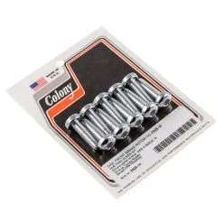 Colony #2925-10 Disc Front Brake Rotor Chrome Torx Screw Kit Harley Touring 2014-up