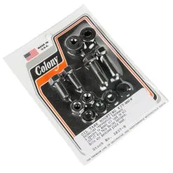 Colony #3037-8 Oil Tank Mounting Kit Parkerized Harley Big Twin 36-57