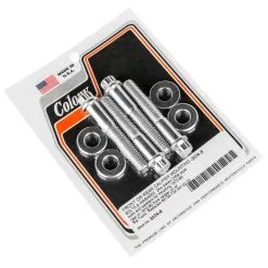 Colony #3074-8 Front Or Rear Caliper Mounting Bolts Zinc Harley Big Twins 72-80