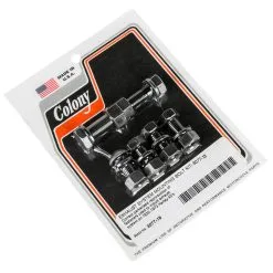 Colony #3077-18 Exhaust System Parkerized Mounting Bolt Kit Harley 45s 32-73