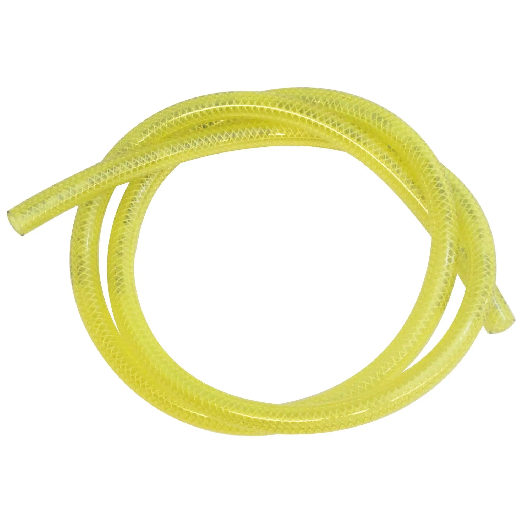 Cycle Standard Reinforced Translucent Fuel Line - Yellow - 1/4 Inch ID