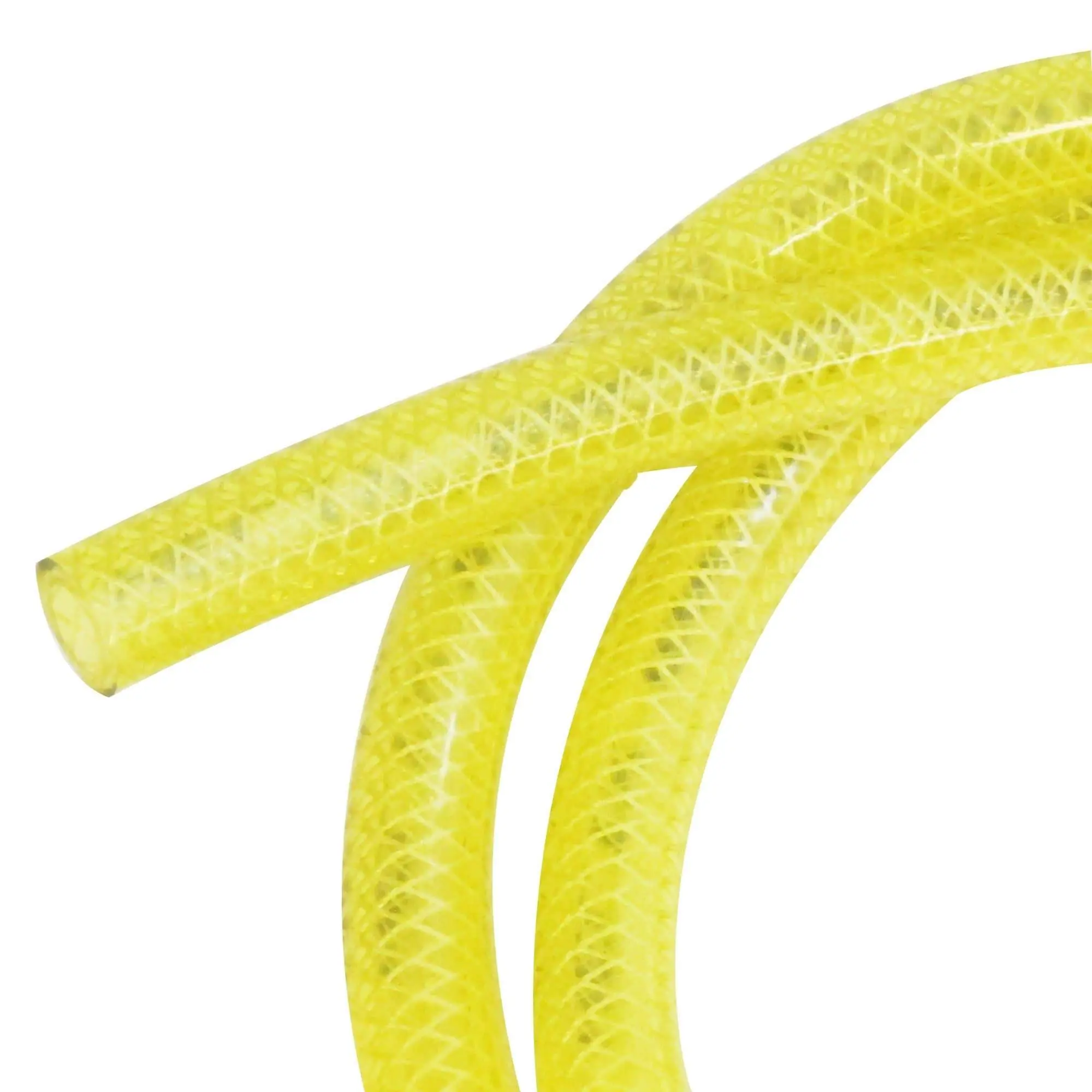 Cycle Standard Reinforced Translucent Fuel Line - Yellow - 1/4 Inch ID - Image 2