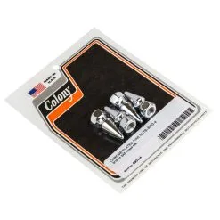 Colony #6903-4 Chrome Plated Pike Nuts 5/16-24 SAE Thread 4 Pack