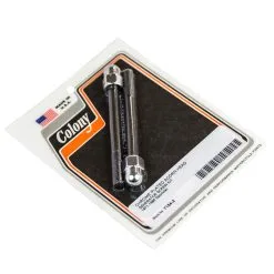 Colony #7154-2 Chrome Plated Acorn Head Generator Screw Kit Fits 1971-85 Sportster