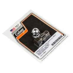 Colony #7500-2 Oversize Chrome Plated Timing Plug / Oil Tank Plug & Tap Kit 11/16-16 Thread