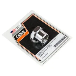 Colony #7619-1 Custom Stem Nut Chrome Plated Fits H-D FX 1971-up And Sportster 1979-Up