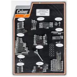 Colony #7924 Complete Show Bike Kit Chrome Acorn Hardware Harley 96-99 Softail 96-98 Dyna Glide