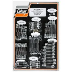 Colony #7935 Complete Show Bike Kit Chrome Acorn Hardware Harley 04-up Sportster