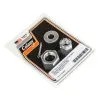 Colony #8163-3 Front Axle Nut Kit CAD Plated Fits 1946-71 Harley Davidson Big Twins