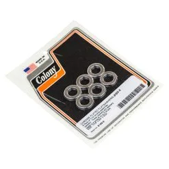 Colony #8169-6 Flatwashers For 7/16 Inch Hardware Chrome Plated 6 Pack