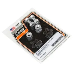 Colony #8203-6 Front Fender Mounting Kit CAD Plated Fits 1936-48 Harley Davidson Springers