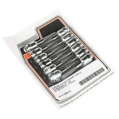 Colony #8452-12 Primary Cover Chrome Cap Screw Kit Harley 75s 1965-70 Shovelhead