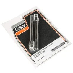 Colony #8458-2 Generator Chrome Cap Style Screw Kit Harley Sportster 1971-85
