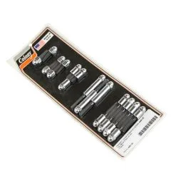 Colony #8481;476-20 Primary Cover Screw Kit Chrome Acorn Harley Big Twin 5 Speed 80-84