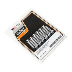 Colony #8755-12 Timing Cover Screw Kit Chrome Harley Big Twin 36-69