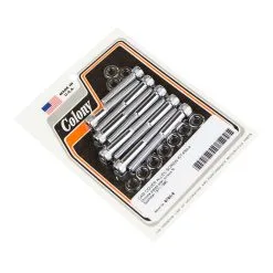 Colony #8783-8 Cam Cover Allen Screw Kit Chrome Harley Sportster 71-85