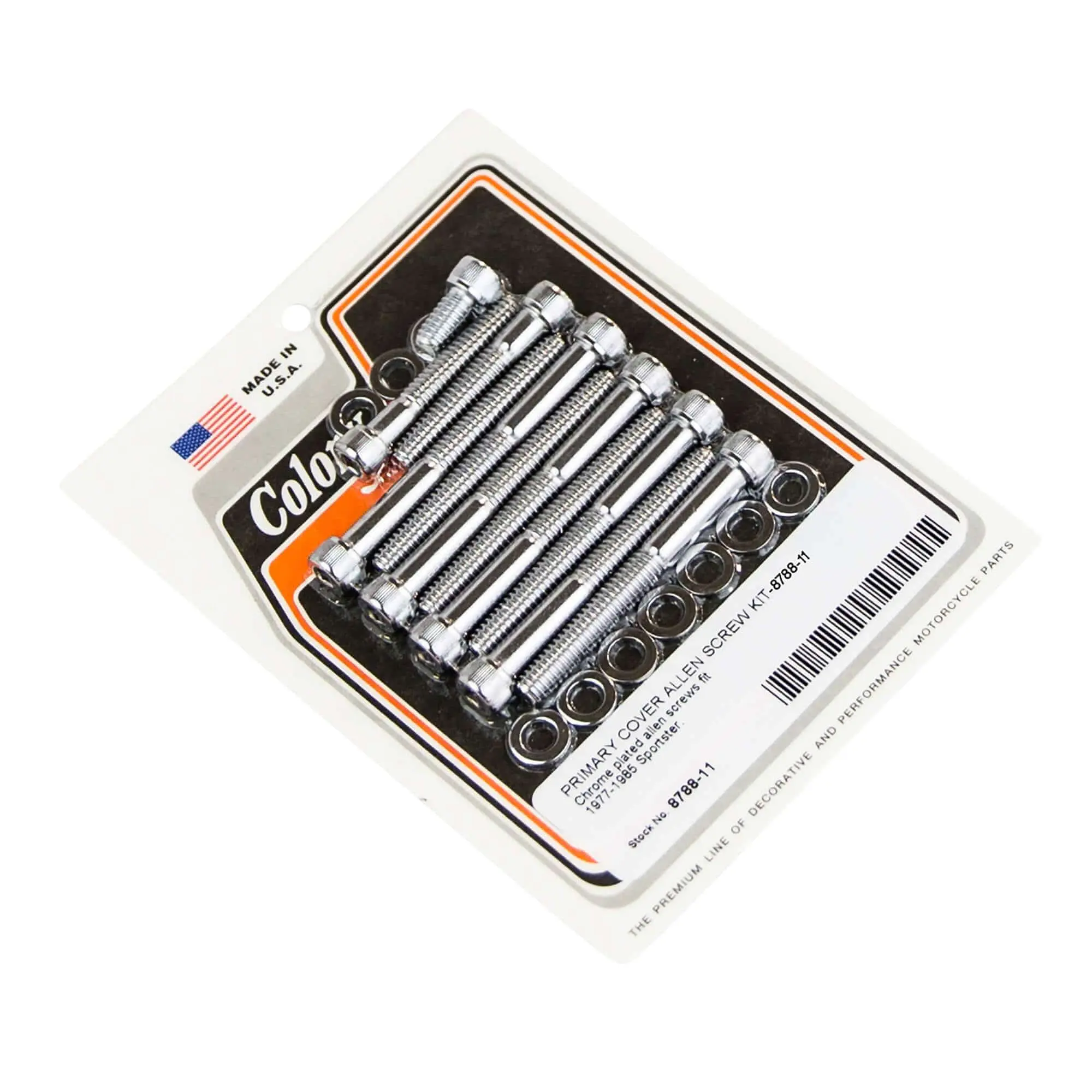 Colony #8788-11 Primary Cover Allen Screw Kit Chrome Harley XL 77-85
