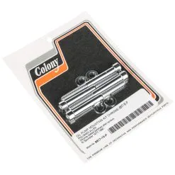 Colony #8817-10-P Oil Pump Mounting Kit Chrome Smooth Chrome Allen Harley Sportster 1977-90