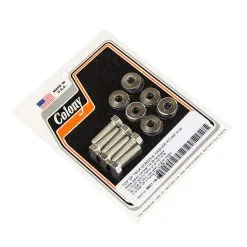 Colony #8821-18-OS Top Of Tank Oversize Screw & Washer Kit Nickel Harley 1918-36 / 36-52 45s