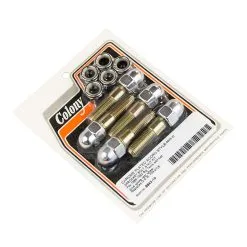 Colony #8843-10 Sprocket Nut & Bolt Kit Chrome Acorn Harley Big Twin 85-92 OEM 4726