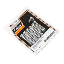 Colony #8892-12 Primary Cover Screw Kit Chrome Harley XLH 67-70 XLCH 70