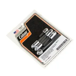 Colony #8921-5 Transmission Shifter Cover Chrome Acorn Screw Kit Harley FX FL Evo 87-up