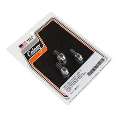 Colony #9015-3 Dash Mounting Kit Chrome Cap Style Harley 86-up FXR Except 88-up FXRS