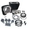 S&S Cycle Hooligan Kit - 883cc To 1200cc For 2000 - 2021 Harley-Davidson Sportster Models - Wrinkle Black