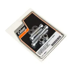 Colony #9636-8 Handlebar Clamp & Gauge Mount Kit Chrome Harley FX XL 83-94