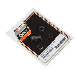 Colony #9706-4 Shifter Rod End Bolt Kit Parkerized Harley Handshift Footshift