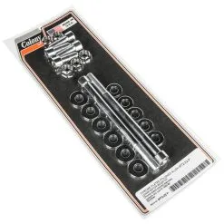 Colony #9772-22-P Lower Motor Mount Smooth Chrome Allen Kit Harley Sportster 1986-98