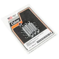 Colony #9819-12-P Timing Cover Smooth Chrome Allen Bolt Kit Harley Big Twin 1993-up