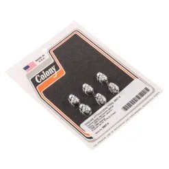 Colony #9897-6 Grease Fitting Zerk Type Chrome OEM 0344 Harley 36-84