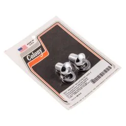 Colony #9915-4 Seat Bracket Mounting Kit Chrome Button Head Softail Fat Boy