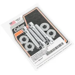 Colony #9935-8-P Transmission To Motor Mount Kit Smooth Chrome Allen Harley Twin Cam 99-06