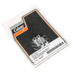 Colony #9948-8-P Electrical Panel Cover Smooth Chrome Allen Mounting Kit Harley Dyna 91-up